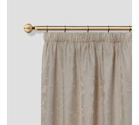 Ball - Extendable Curtain Pole with Rings and Pair of End Finials in Antique Brass - 1.2 - 2.1m - Emma Barclay | TJ Hughes