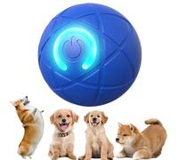 Ball for Cats&Dogs,Vibrating D/og Ba/ll,Do/g Self Rolling B/all,Interactive Dog/Cats Ba/ll Toys,Ac/tive Mo/ving Pet Plush Toy,Sma/rt Se/lf-Mov/ing B/all for Indoor Pets,Sma/rt Self-Moving Ball(Blue)