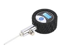 Ball Gauge: Compact Digital Meter, Rubber Protective Housing, Adjustable Nozzle Adapter, Portable Construction, Easy Calibration | Indoor Sports Assistance