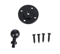 Ball Head Adapter Bracket Base Tripod Connectors Round Mount 17mm to 1/4inch Male Adapter Aluminum Mount