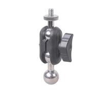 Ball Head Adapters 1/4 Inch Thread to 17mm Twirling Joint for DSLR Webcam Tablet Stabiliser Secure Locking Mechanism Rotatable Photography Parenthesis