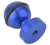 Ball Head Base Mount, Hot Shoe Mount Metal Ball Head Base Mount Diving Light Bracket Action Camera Ball Head Base Hot Shoe Mount 1/4 Screw Hole (Black) (Red) (Blue)