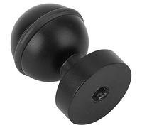 Ball Head Base Mount, Hot Shoe Mount Metal Ball Head Base Mount Diving Light Bracket Action Camera Ball Head Base Hot Shoe Mount 1/4 Screw Hole (Black)