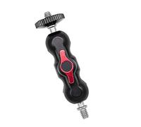 Ball Head Clamp 1/4" Thread Mount Clamp Rotatable Metal Super DSLR Camera Monitor LED Light Mic Flexible Head Stabilizer