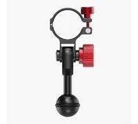Ball Head Flashlight Mount for Bicycle and Dive Applications Supporting Standard 30mm 32mm Flashlight Dimensions