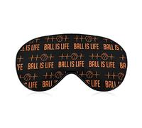 Ball is Life Sleep Eye Mask Cute Blindfold Eye Covers Eyeshade for Women Men Gifts