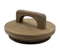 Ball Jar Lids, 4-Inch Reusable Wooden Mason Jar Tops with Handle, Sealed Lids for Kitchen Home