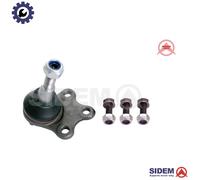 Wishbone Pin Front Axle 5182 SIDEM for RENAULT MEGANE III Coupe FLUENCE