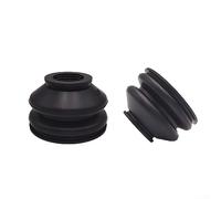 Ball Joint Boot, 2 Pcs Dust Boot Covers Universal Dust Boot Rubber Track Rod End Boot Gaiters for Car Replacement Accessories