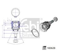 FEBI BILSTEIN 183628 Ball Joint