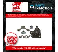 Ball Joint fits SEAT LEON 1M1 Lower Left 99 to 06 Suspension 1J0407365 Febi New