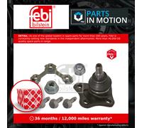 febi bilstein 14440 Ball Joint with additional parts, pack of one