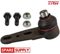 BALL JOINT FOR AUDI 4000 90 COUPE TRW JBJ600 FITS FRONT AXLE, LOWER, LEFT, OUTER