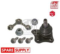 BALL JOINT FOR AUDI A3 FEBI BILSTEIN 14440 FITS FRONT AXLE LEFT, LOWER NEW