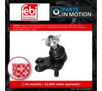 febi bilstein 43032 Ball Joint with castle nut and cotter pin, pack of one