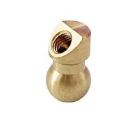 Ball Joint Nozzle Obliquely Sprays Brass Coolant, 10mm, B | Replacement Ball Joint Nozzle, Long Straight Shaft, Water Cooling Through Hole Sprayer, Easy to Use