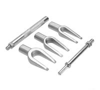 Ball Joint Removal Tool Kit 5pcs Tie Rod and Pitman Arm Forks for Car Repair Heavy Duty Steel