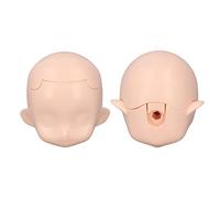 Ball Jointed Doll Head Removable Exquisite Blank Doll Head, Perfect Replacement Customizable Parts for 1/12 (Normal White)