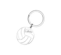 Ball Keychain - Sports Themed Car Key Pendant | Creative Hollow Ball Keychain with English Letter Design for Backpack, Purse, Purse, Travel , B, Consulte la descripción