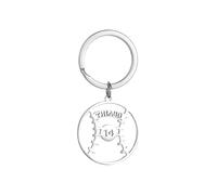 Ball Keychain - Sports Themed Car Key Pendant | Creative Hollow Ball Keychain with English Letter Design for Backpack, Purse, Purse, Travel , D, Consulte la descripción