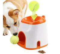 Ball Launcher for Fetch with Dogs - Interactive Training Game - Indoor Launcher with Treat Dispenser | For Home Use Living Room Apartment Park Outdoor Patio