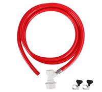 Ball Lock CO2 Tubing Connectors, 5ft CO2 Gas Lines Beer Line for Kegerator, 5/16 Ball Lock Keg Fittings Quick Disconnect for Homebrew
