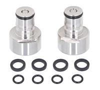 Ball Lock Keg Coupler Adapter Stainless Steel Quick Disconnect Conversion Kit for A D S G Type Beer with 5/8FPT Thread Food Grade Silicone Gasket Included Gas and Liquid Posts