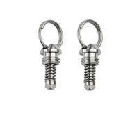 Ball Lock Keg Pressure Relief Valve, 2 Pieces All Stainless Steel Corny Cornelius Style Ball Lock Carbonation Keg Lid Pressure Release Valve Fits Most Carbonation Lid of Various Model Ball Kegs