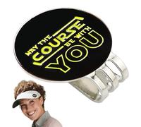 Ball Marker Golf, Golf Ball Marker Hat Clip - Golf Ball Marker Small Golf Marker - Golf Ball Marker with Magnetic Hat Clip, Funny Golf Accessories for Men Women Golfers, Single Attributes,