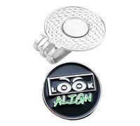 Ball Marker Hat Clip - Golf Marker Hat Clip, Magnetic Golf Ball Markers | Beautiful Metal Accessories with Big Eye Design Tool
