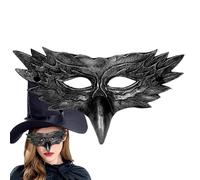 Ball Mask for Women - Elegant Half Mask for Masquerade Parties | Cosplay Costume Accessory, Halloween Costumes, Carnival and Theme Party | Decorative Role Masks