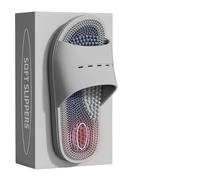 Ball Massage, Cool mop, Men's and Women's Home, Foot acupoints, Bathroom, Bath, Anti Slip Finger Pressure Board, Foot Therapy, Cool Slippers(543-Grey,44-45)