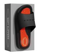 Ball Massage, Cool mop, Men's and Women's Home, Foot acupoints, Bathroom, Bath, Anti Slip Finger Pressure Board, Foot Therapy, Cool Slippers(543-Black,42-43)