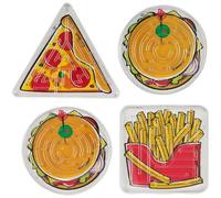 Ball Maze Games Net Bag - Assorted Designs & Vibrant Colorful Plastic Puzzles - Perfect for Kids' Party Favor & Gifts - 4ct