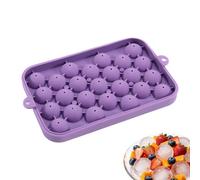 Ball Mold Reusable Silicone Spherical Traytools,Removable Coverlid Chilling Systems | Whiskey Bourbon Cocktail RefrigerationUnit WineryWine BeverageServing Ice DrinkPreparation Home Camping Tra