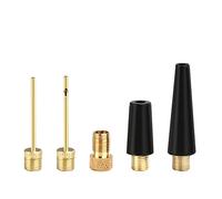 Ball Needles for Air Pump, Needle Inflator Kit Needle Nozzle Adapter, Ball Pump Needle Set for Football, Basketball, Volleyball, Swim Ring, Balloon, Bike，air Compressor Ball Pump Adapter 5pcs