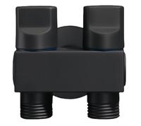 Ball O Fix Angle Valves Brass G1/2 Angle Valve Fiancée Washing Pressure Boosting Spray Gun Toilet Bathroom One Inlet Two Outlets Black