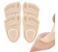 Ball of the Foot Cushion - Adhesive Universal Fit Size Insoles, Soft Ergonomic Metatarsal Padding | For Instant Relief and All-Day Comfort for High Heels, Sandals, Walking, Standing, and