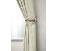 Emma Barclay, Ball - Pair of Holdaback Tiebacks with End Finials in Antique Brass - 20cm