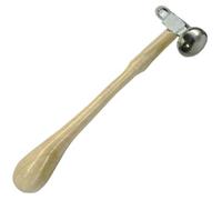 Ball Peen Dome Faced Chasing Hammer, 25mm, Metal Repousse Work Tool with Wooden Handle