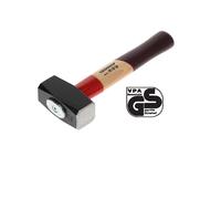 Ball peen hammer "ROTBAND PLUS" Gedore safety hammer 1000g with hickory handle