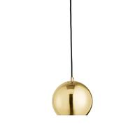 FRANDSEN pendant light Ball in brass, Ø 18 cm