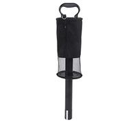 Ball Picker with Portable Storage Bag and Adjustable Pole for Effortless Retrieval in the Course (Black)