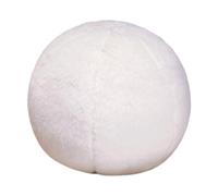 Ball Pillow - Round Boucle Throw Cushion, Sphere Shaped Decorative Sphere with Textured Fabric, Aesthetic Plush Pillow, Ideal for Workplace Lounge Sofa Couch