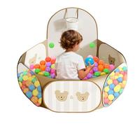 Ball Pit - 46.46 Inch Play Tent | Polyester Fabric Playpen - Foldable Portable Ball Pool for Indoor and Outdoor use That Creates a Safe Active Play Space for in Home Nursery or kindergar