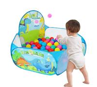 Ball Pit for Kids - Foldable Tent with Basketball Ring | Thickened Indoor Ball Pit | Thanksgiving Indoor Outdoor Girl Boys Birthday Christmas Room Game Foldable Princess Castee