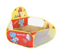 Ball Pit for Kids - Thickened Ball Pit for Inside, Foldable Tent with Basketball Ring, Basketball Ring Activity Zone, Soft Playroom Design for Thanksgiving Indoor Outdoor Girl Boys Verj