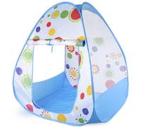 Ball Pit For Toddlers, Kids Tent Indoor, Foldable Kids Play Tent, Breathable Ball Pit, Easy to Install Play House for Girls, Boys, Blue