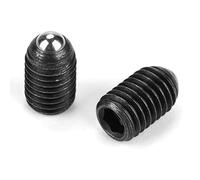 Ball Plungers M10 10Pcs Screw Thread Hex Socket Spring Ball Point Grub Screws Suitable for Clamps(M10*20)