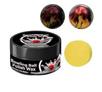 Ball Polishing Wax - 100g | Prevents Cracking Reduces Polishing Paste | Bowling Ball Cleaner With Sponge For Indoor Play Fitness Workout Exercise Training Cleaning